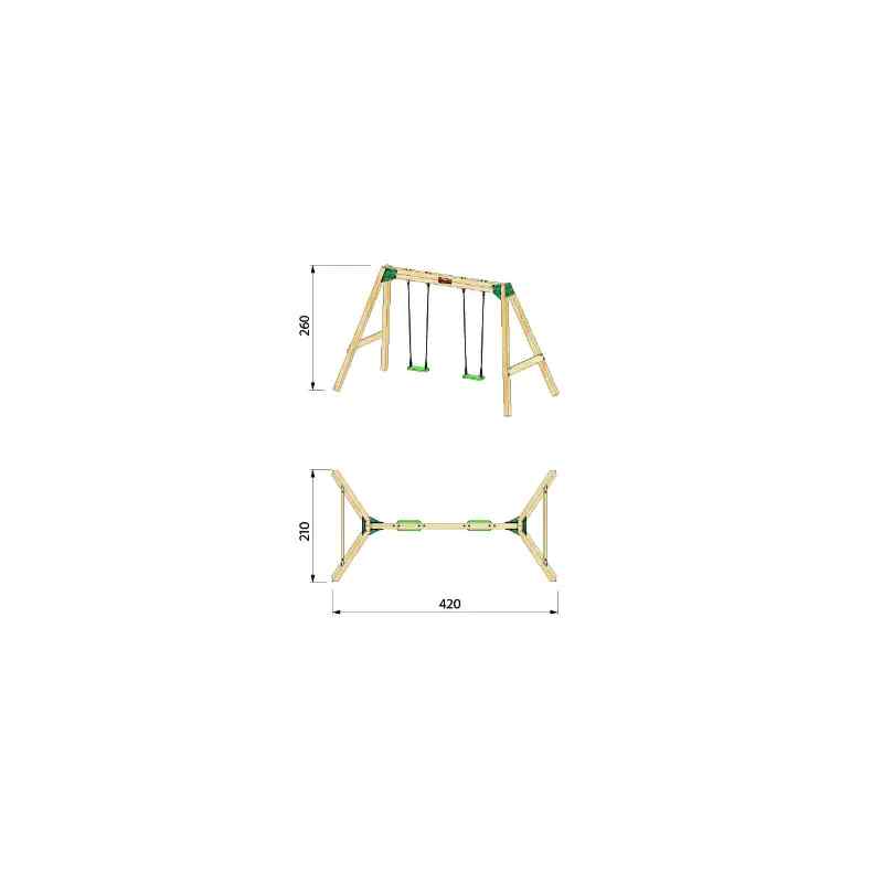 Hy-land_Freestanding_Swing_Set_with_seats_Dimensions