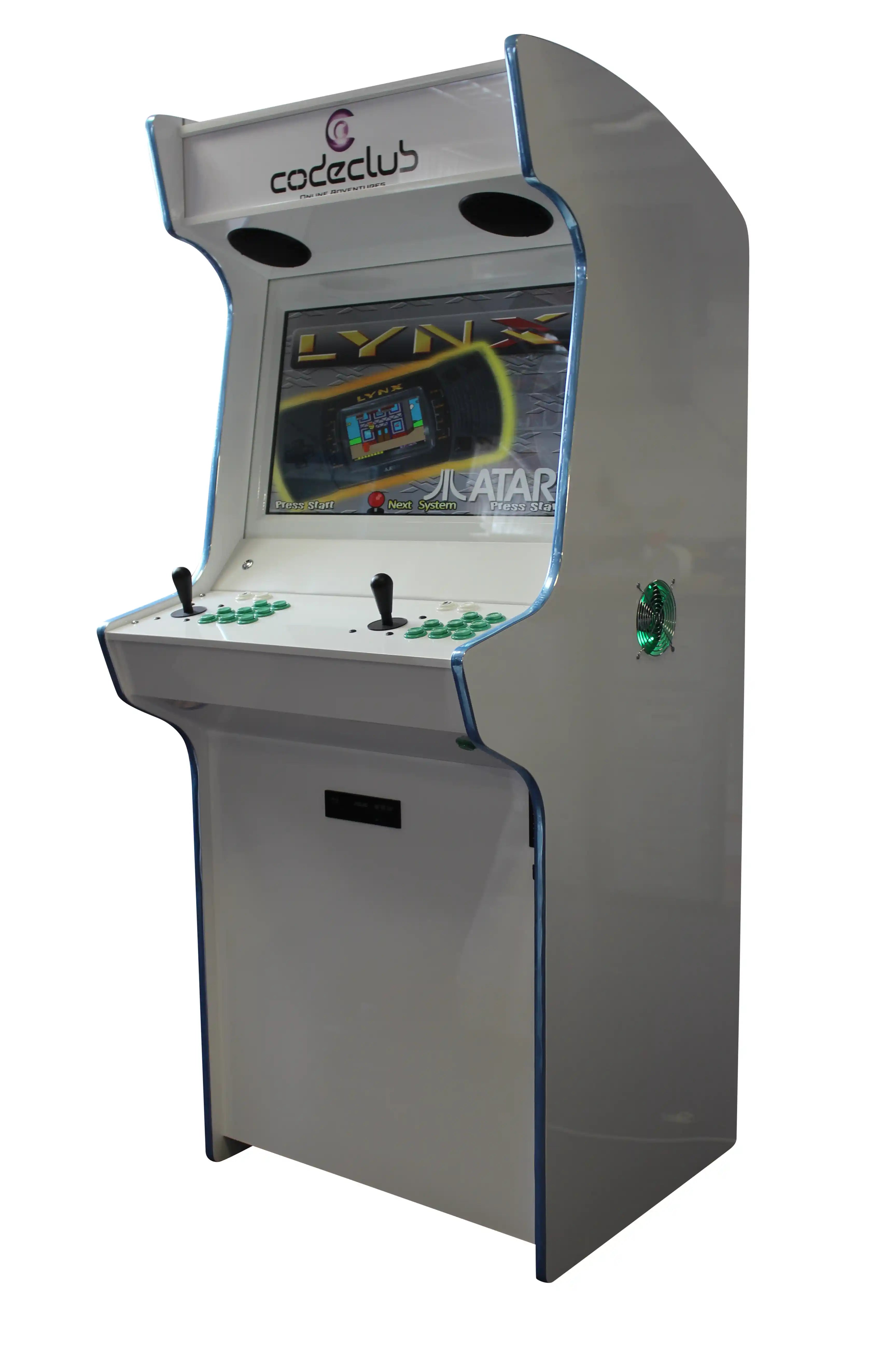 Evo_Custom_Arcade_with_White_Quad_Polish