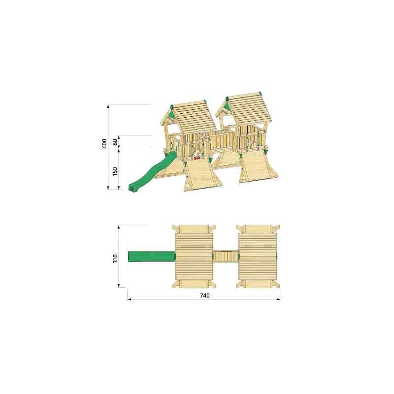 Hy-land Q4 Climbing Frame