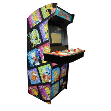 The_Simpsons_arcade_machine_right_side_view